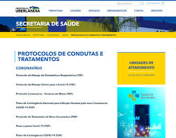 Prefeitura completa um ano de enfretamento ao coronavírus. Portal Da Prefeitura Passa A Disponibilizar Protocolos De Consultas E Tratamentos Em Saude Portal Da Prefeitura De Uberlandia