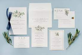Garden Inspired Blue And Ivory Wedding Invitation Suite For A Charleston Wedding By Aar Daisy Wedding Ivory Wedding Invitations Charleston Wedding Photographer