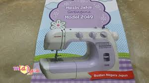 Anda bisa memakai mesin jahit compact size atau mesin jahit portabel sebagai solusinya. Belek Brochure Mesin Jahit Janome Mia Liana