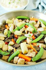 This Delicious Moo Goo Gai Pan Is A Quick And Easy Chicken And Mushroom Stir Fry F Easy Chicken Stir Fry Recipe Asian Chicken Recipes Vegetable Stir Fry Recipe