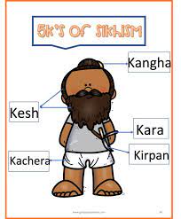 Learning About The 5k S Of Sikhism For Children Thepunjabiway Sikhism Children Learning