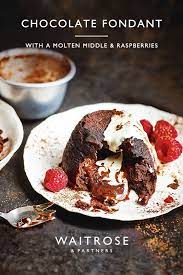 Molten Middle Chocolate Fondant With Raspberries Dessert Recipes Easter Cooking Keto Dessert Recipes