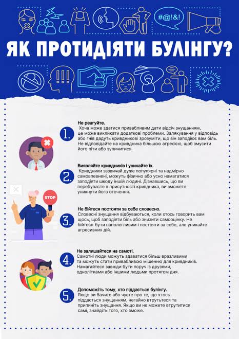 Протидія булінгу – ТЕРНОПІЛЬСЬКИЙ КООПЕРАТИВНИЙ ФАХОВИЙ КОЛЕДЖ
