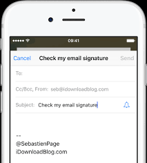 How To Set Up Multiple Email Signatures On Your Iphone Or Ipad