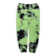 Nermio Sweat Pants Black Green Lightning Wash Ripndip Sweatpants Black Pants Pants