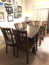 Wooden dining chairs dinner chair solid wood seat high back cushioned brown 2pcs. Ashley Dining Room Chairs Set Of 8 Nex Tech Classifieds