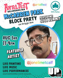 I'll be in McCarren Park today live painting and have lots is stuff to help  support!