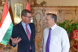 Some 20 people block viktor orbán. Viktor Orban Interview