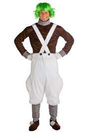 These deluxe oompa loompa costumes will give you a full movie look, complete with white suspenders and long brown striped socks. Adult Oompa Loompa Costume Walmart Com Walmart Com