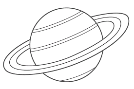 Coloring Pages Of Saturn Gif 1 215 808 Pixels Pianeti Tema Dello Spazio Colori
