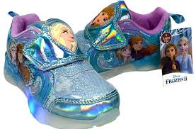 Disney Frozen In Summer 2 Toddler Girls Light Up Sandals 5 Lt Blue For Sale Online Ebay