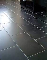 Factory supply black slate kitchen floor tiles black patterned tiles ceramic tile grout for floor. Black Tile Floor White Grout Novocom Top
