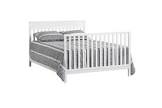 Skyler Full Bed Conversion Kit Snow White Oxford Baby