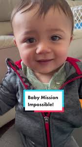 Baby Jeremiah doing mission impossible stuff. So cute!