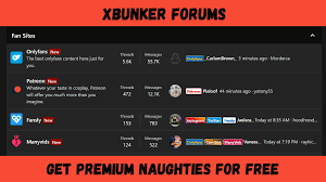 Xbunker forums