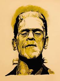 My dad's latest drawings, that I know will be appreciated here! He's  wanting to paint a mural