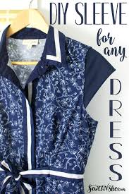If you've owned or worn a strapless dress, you've probably spent at least one night pulling the damn thing up every couple of minutes. Add A Diy Sleeve To Any Dress Free Sewing Tutorial Sewcanshe Free Sewing Patterns Tutorials