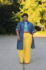 How To Wear Plus Size Wide Leg Pants Where To Shop Them In Plus Plus Size Outfits Plus Size Crop Tops How To Wear Culottes