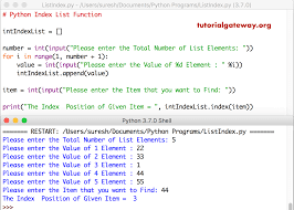 Data inside this string, you can write a python expression between { and } characters that can refer to an optional format specifier can follow the expression. Python Index List Function