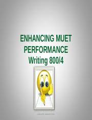 Like most english proficiency tests, the assessment for muet primarily focuses on listening, reading, writing and speaking components. Muet Writing Ga Ppt Enhancing Muet Performance Writing 800 4 Prepared By Fazilawati Harun Question 1 Interpreting Graphic Information Prepared By Course Hero