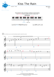 Preview kiss the rain yiruma string quartet trio duo or. Kiss The Rain Piano Sheet Music Music Sheet Collection