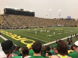 Autzen Stadium Section 37 Home Of Oregon Ducks