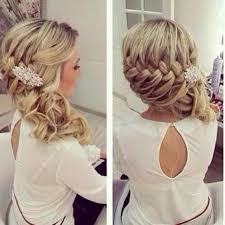 Ask your stylist for two thick french or dutch braids that lead to a soft bun on the side. 32 Overwhelming Bridesmaids Hairstyles Pretty Designs