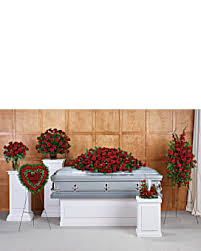 Bouquet with white funeral flowers as lily. Casket Sprays Funeral Casket Flowers Teleflora