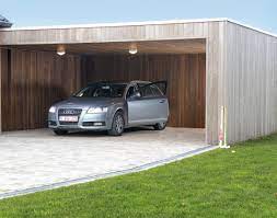 Door uw houten carport op maat te laten bouwen door van der heijden buitenleven bent u verzekerd van een prachtig eindresultaat. Een Moderne Carport In Hout Carport Holz Moderne Garage Carport Modern