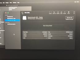 One thing that has changed that i didn't know with catalina is that when you look at disk utility it shows. Disk Macintosh Hd Data Can T Be Unlocke Apple Community