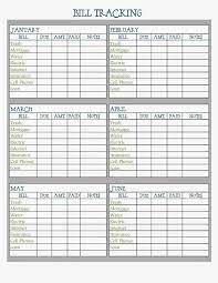 simple bill tracker budgeting money organization value proposition canvas excel