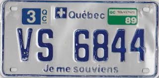 Canada Number Plate Motorcycle Number Plates License Plate