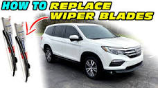 QUICK HOW TO Replace Wiper blades for the Windshield HONDA PILOT ...