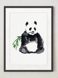 Collection by sandra keener • last updated 3 weeks ago. Panda Watercolor Animal Print Bear Painting Animals Art Poster Black And White Home Decor Woma New Decorating Ideas