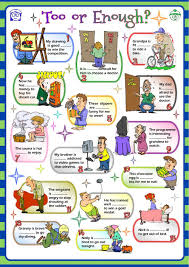 Too Or Enough Interactive And Downloadable Worksheet You Can Do The Exercises Online Or Do English Language Teaching Teaching English Grammar Teaching English