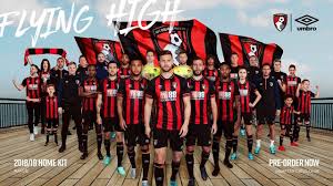 Get home, away, third dls 19 kits of the team. Flying High New Afc Bournemouth 2018 19 Home Kit Youtube