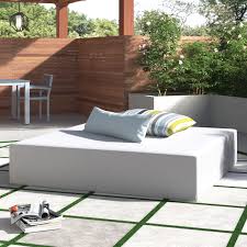 La Fete Play Pad Square Resort Patio Daybed Wayfair Patio Daybed Daybed Diy Patio Furniture