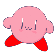 Most attractive video game characters. Kirby Sticker For Ios Android Giphy