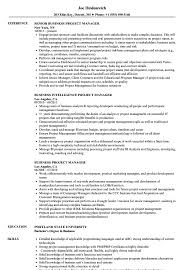 Building a resume that reflects your skills in project management typically involves listing your experience and skills. Business Project Manager Resume Samples Velvet Jobs
