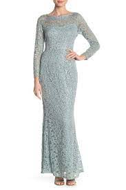 Marina Sequin Lace Long Sleeve Gown Nordstrom Rack Model Pakaian Gaya Model Pakaian Model Pakaian Wanita
