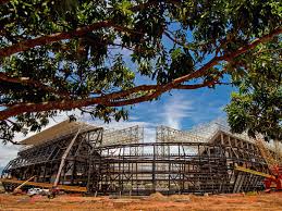 However, only the lower tier was in use for that games as works continued on the upper tiers. Die Arena Pantanal In Cuiaba Weltmeisterschaft Bildergalerie Kicker