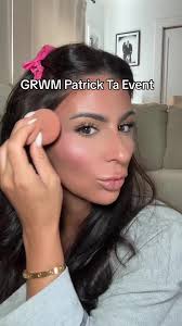 GRWM for a @Patrick Ta Beauty event 🤎 #grwm #makeuproutine #makeuptutorial  #makeupartist #makeuptips