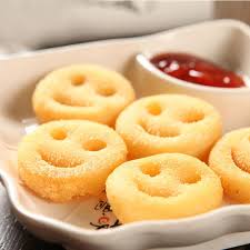 Maybe you would like to learn more about one of these? Landon Xumei Happy Potato Smiley Potato Cake 2kg Frozen Fries Children S Potato Cake Children Love