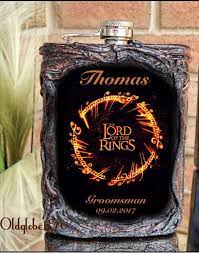 Maybe you would like to learn more about one of these? Lord Of The Rings Flask Groomsmen Gift Wedding Gift Ideas Custom Flask Custom Flask Groomsman Gifts Wedding Gifts