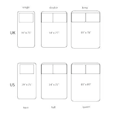 Wonderful Duvet Size Chart Uk Real Tattoo