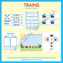 Train Preschool Pack Trains Preschool Preschool Printables Transportation Theme Preschool