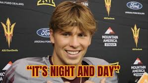 ASU QB Sam Leavitt embracing new environment, competition, building  chemistry with wide receivers