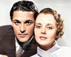 Mary Astor & Charles Quigley in Lady From Nowhere 8x10 RARE COLOR Photo 623 