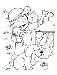 Do you live in the countryside? Farm Free Printable Coloring Pages For Kids