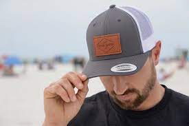 Custom Leather Patch Hats Retro Classics Trucker Snapback Etsy Leather Patches Custom Leather Leather
